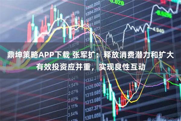鼎坤策略APP下载 张军扩：释放消费潜力和扩大有效投资应并重，实现良性互动